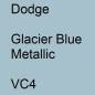 Preview: Dodge, Glacier Blue Metallic, VC4.